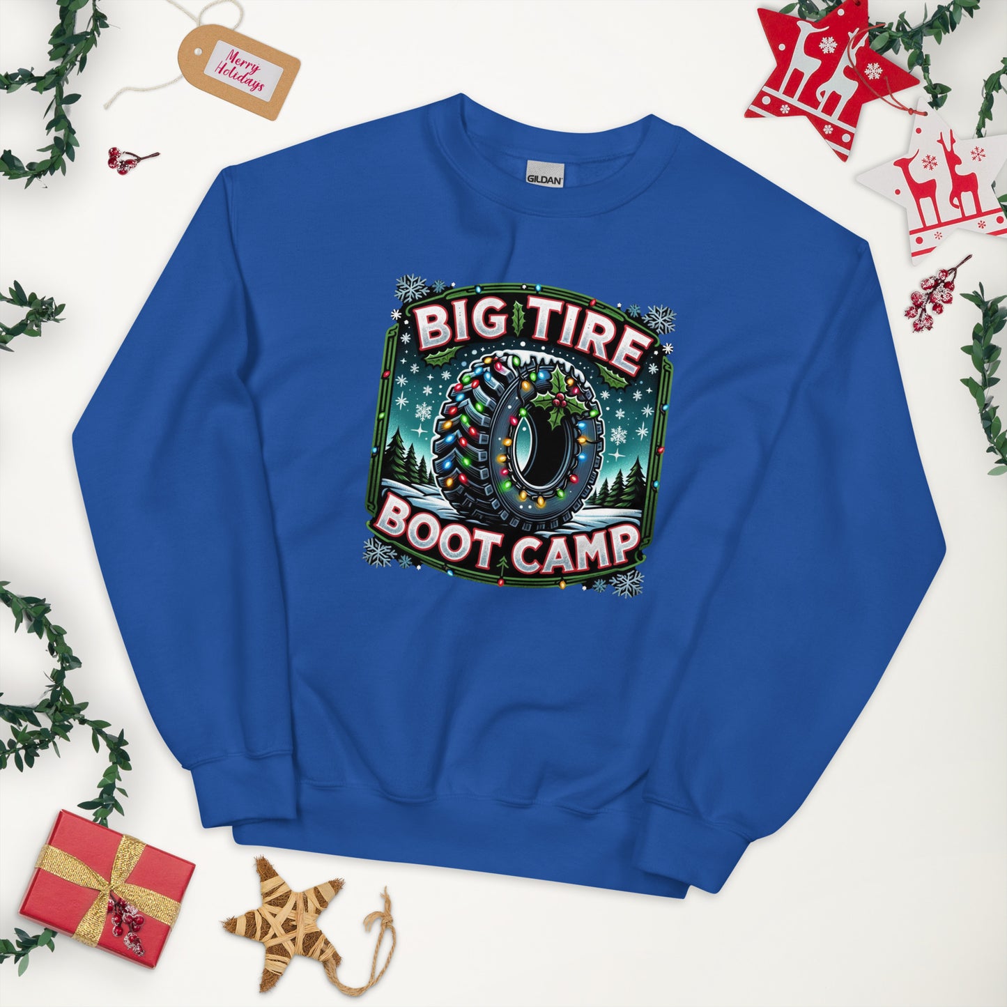 Big Tire Bootcamp Holiday Sweatshirt