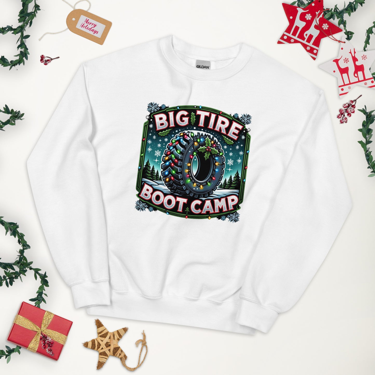 Big Tire Bootcamp Holiday Sweatshirt