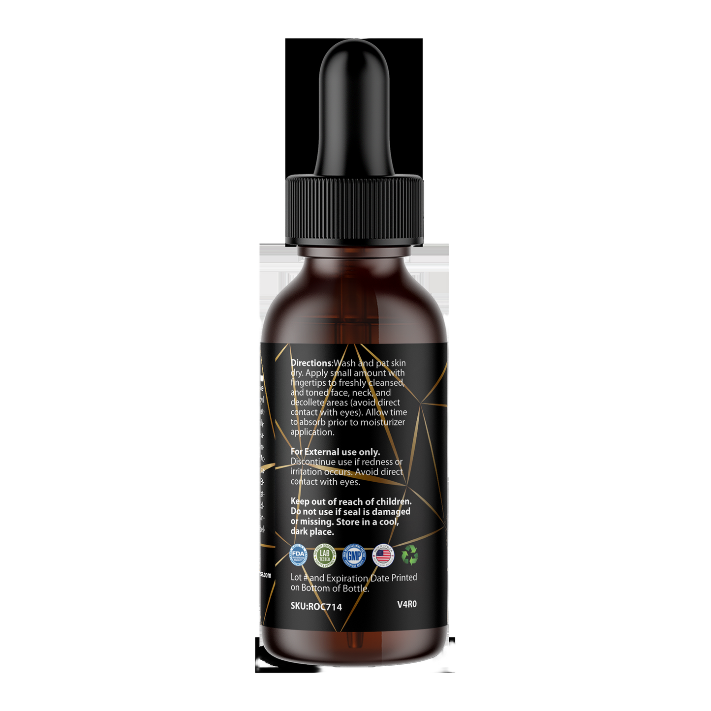 For Fathers Fitness vitamin c serum label