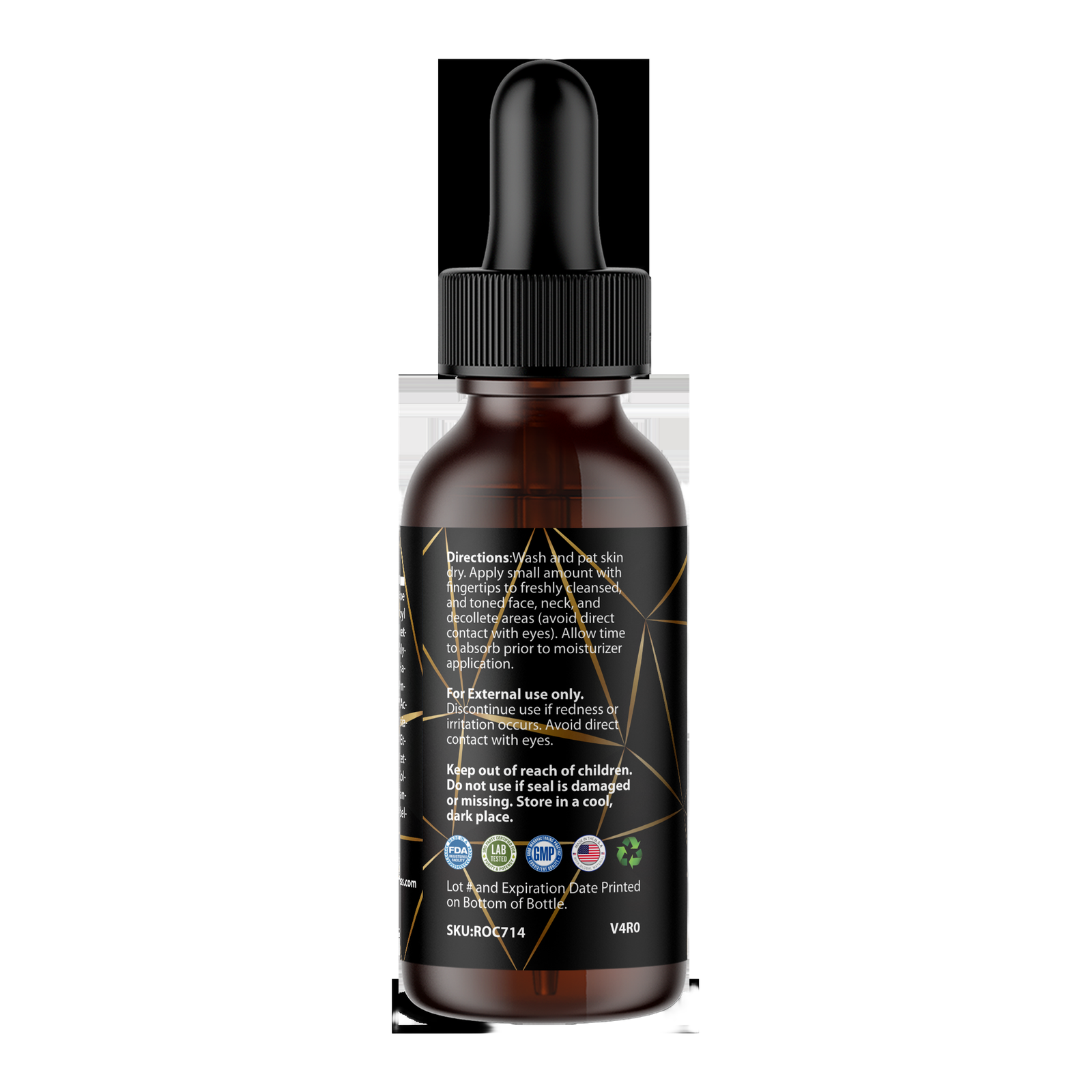 For Fathers Fitness vitamin c serum label