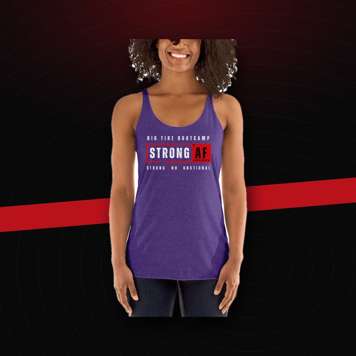 bg2|41039617982660|Big Tire Bootcamp STRONG AF apparel