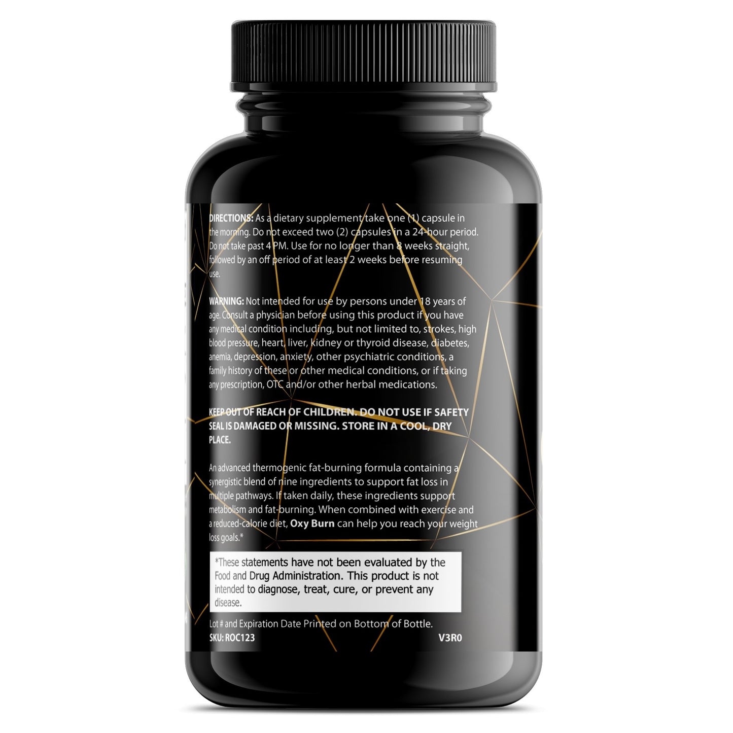 All Natural Oxy Burn Fat Burning Supplement - For Fathers Fitness
