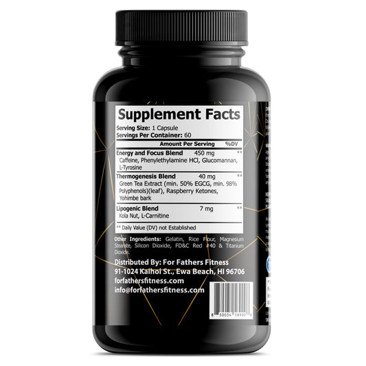 All Natural Oxy Burn Fat Burning Supplement - For Fathers Fitness