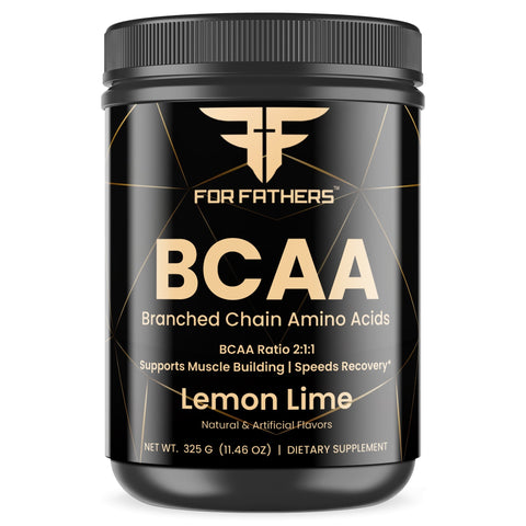 BCAA 2:1:1 Supplement with Lemon Lime Flavor - For Fathers Fitness