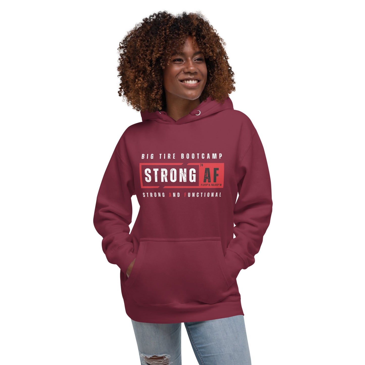 Big Tire Bootcamp Strong and Functional Hoodie - For Fathers Fitness