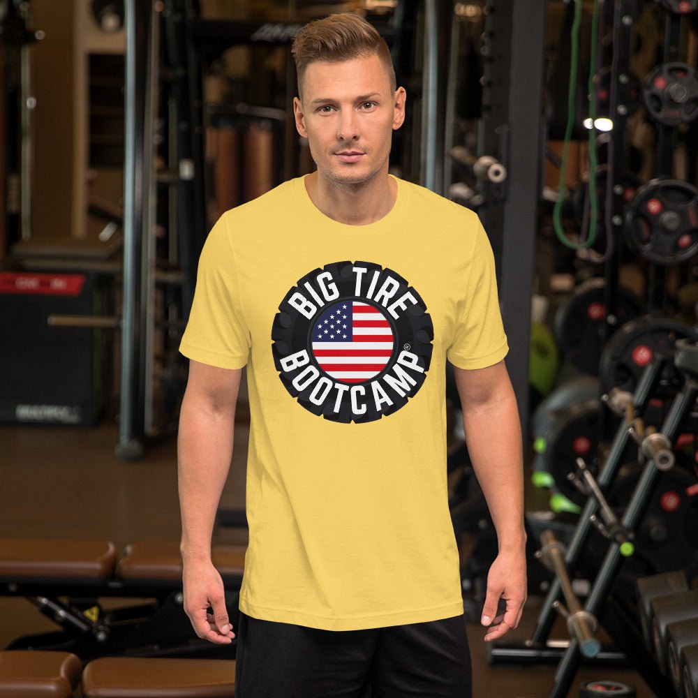 Big Tire Bootcamp Unisex T-Shirt - For Fathers Fitness