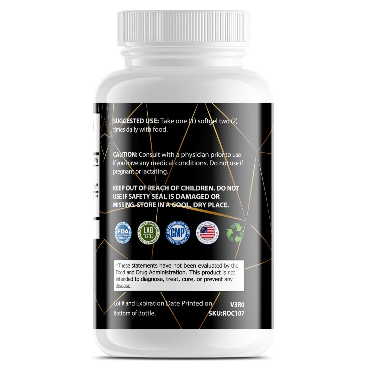 CLA Softgels - Conjugated Linoleic Acid - 1000mg - For Fathers Fitness