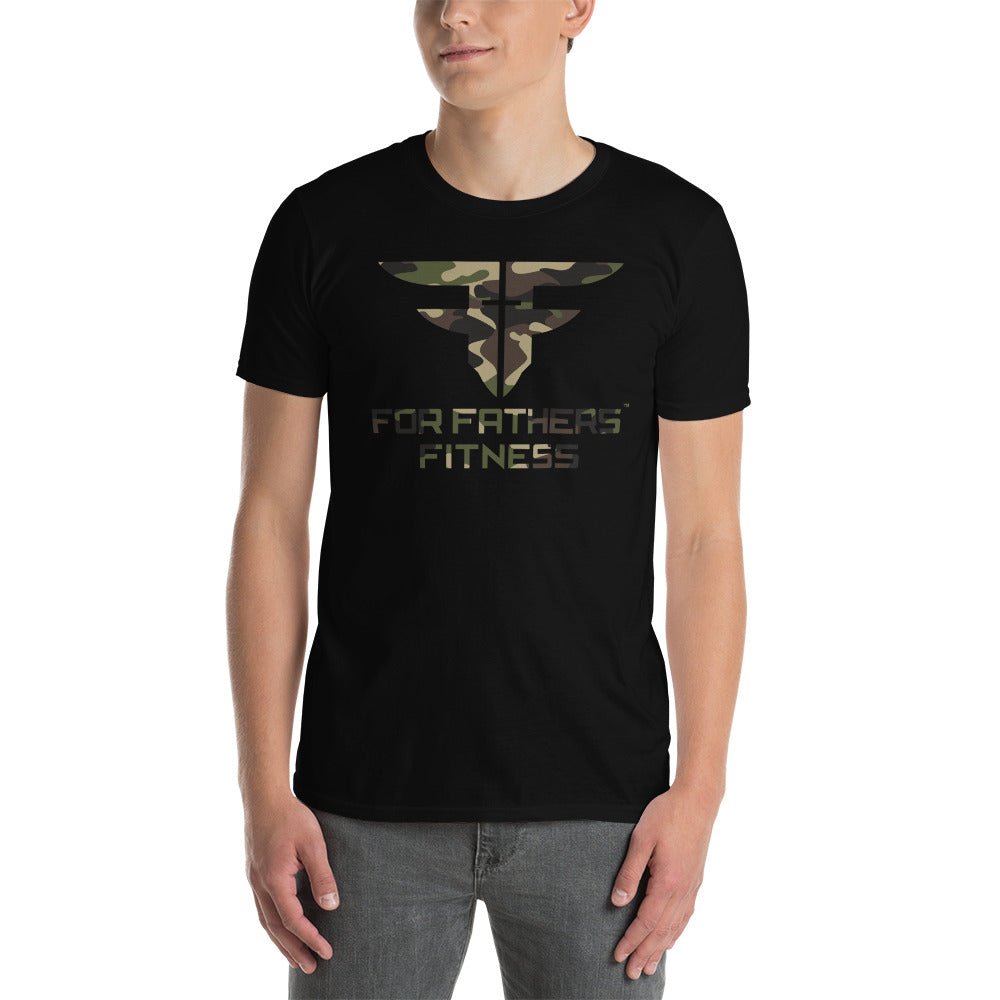 For Fathers Fitness T-Shirt Camo Logo - For Fathers Fitness