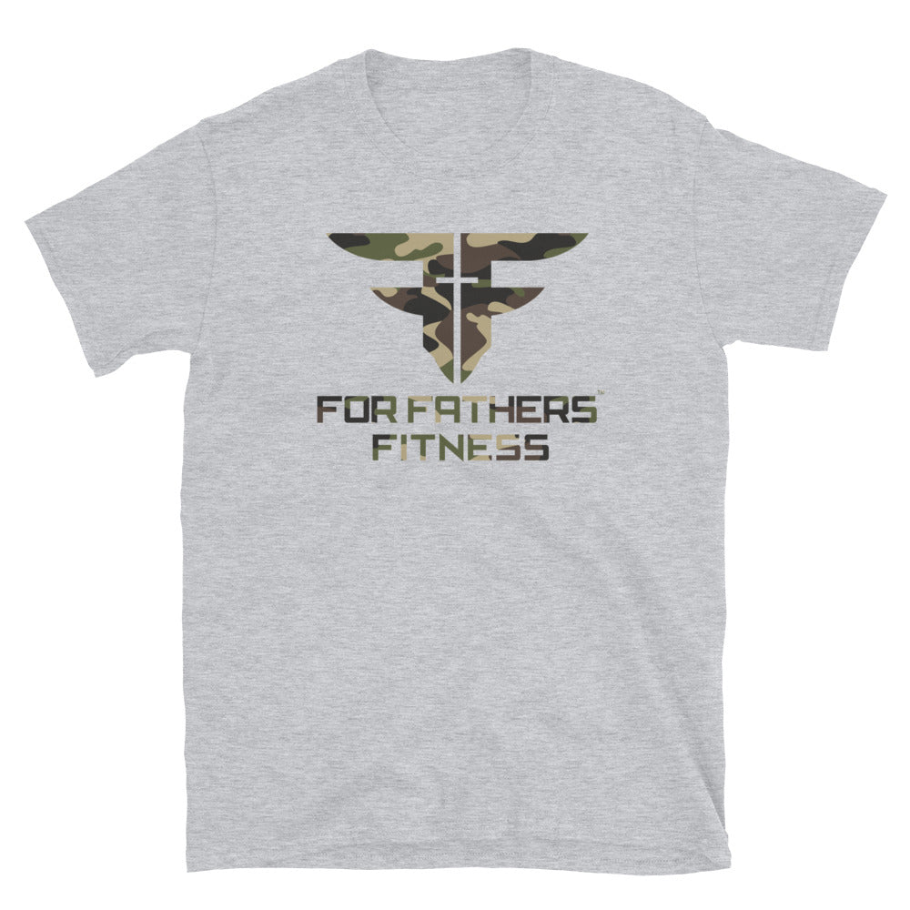 For Fathers Fitness T-Shirt Camo Logo - For Fathers Fitness