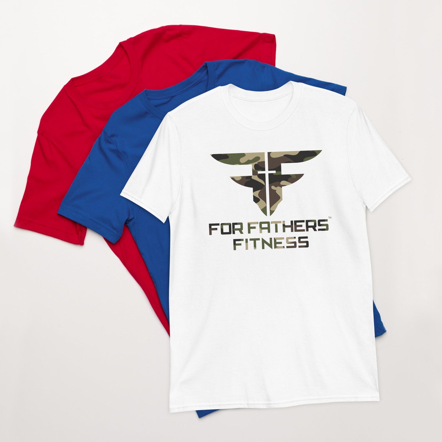 For Fathers Fitness T-Shirt Camo Logo - For Fathers Fitness