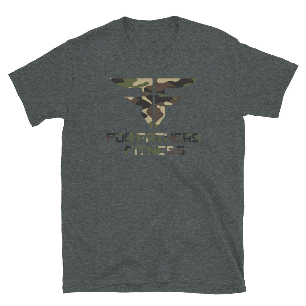 For Fathers Fitness T-Shirt Camo Logo - For Fathers Fitness