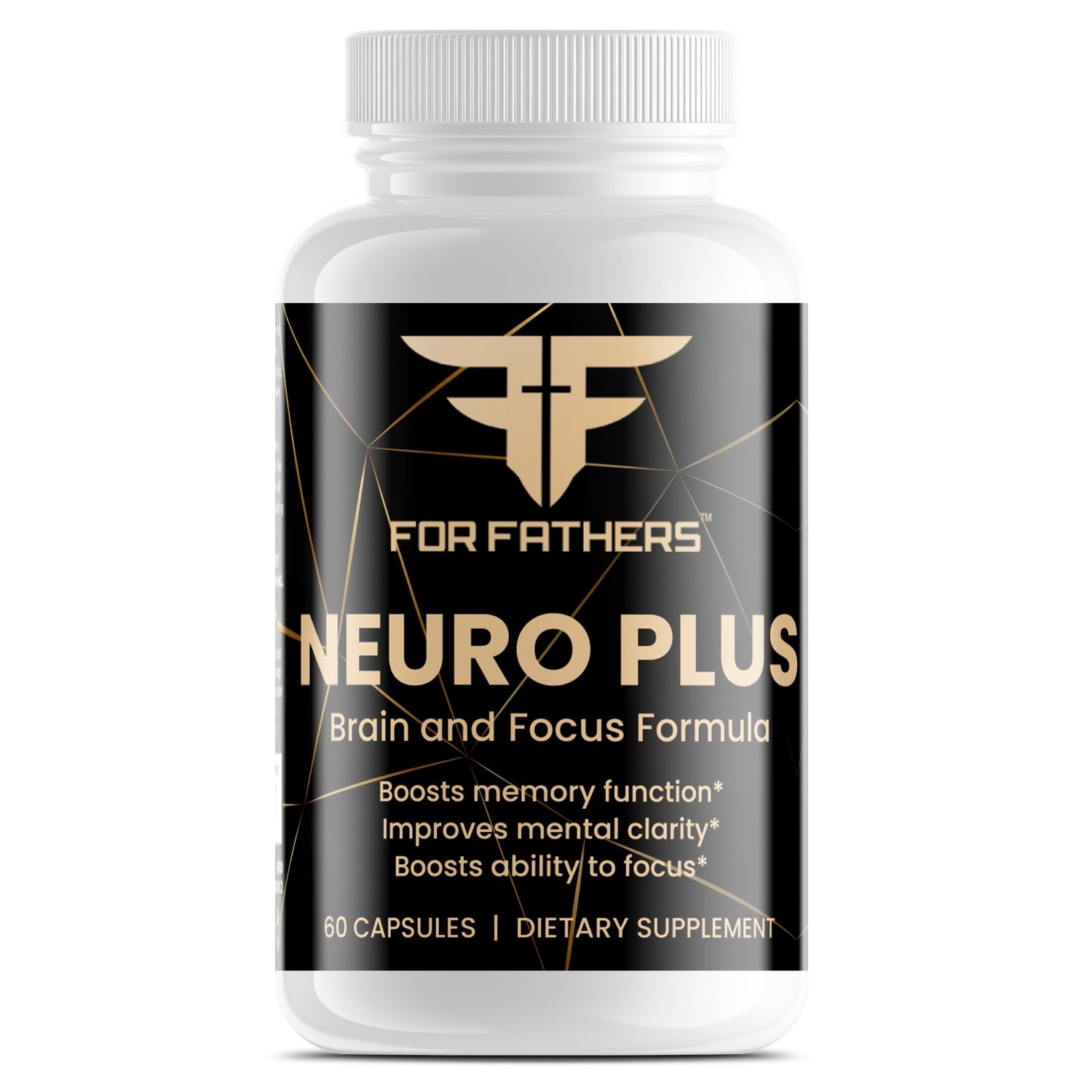 Neuro Plus Brain Supplement for Increased Focus & Cognitive Performance - For Fathers Fitness