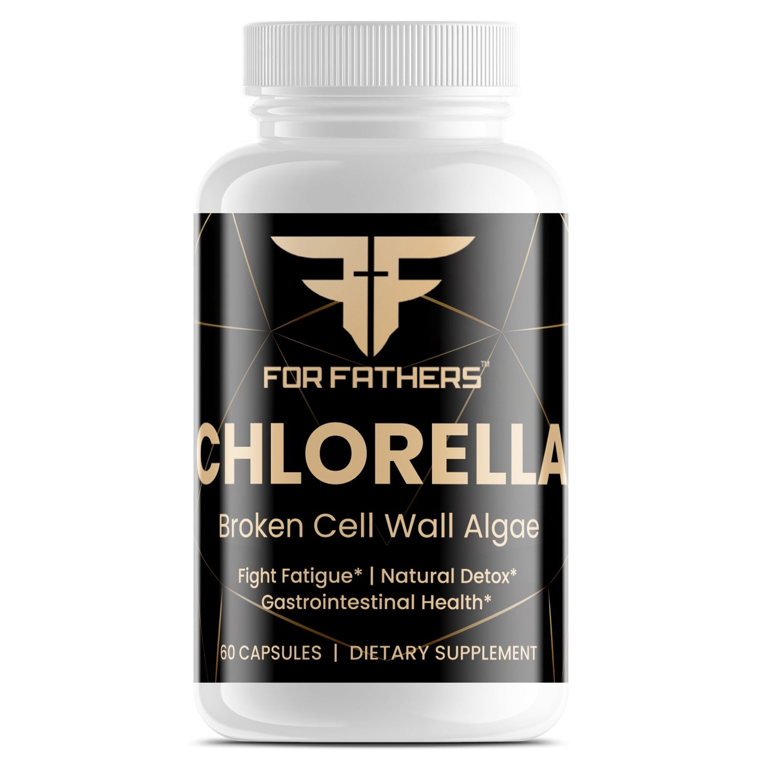 Organic Chlorella Tablets with Broken Cell Wall for Maximum Nutrition - For Fathers Fitness