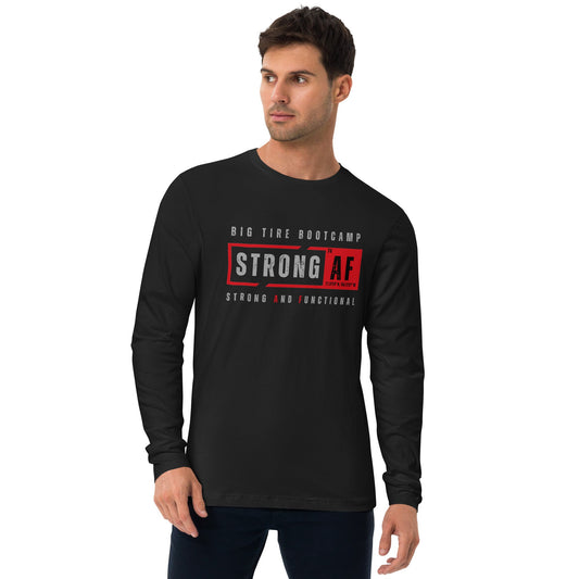 Strong And Functional Long Sleeve Fitted Shirt - For Fathers Fitness