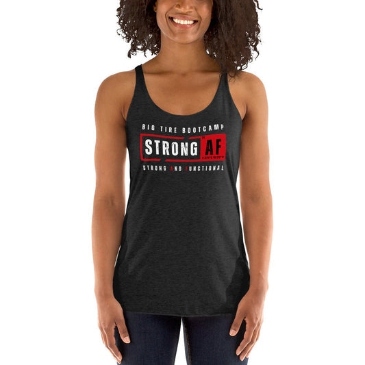 Strong And Functional Women's Racerback Tank Top - For Fathers Fitness