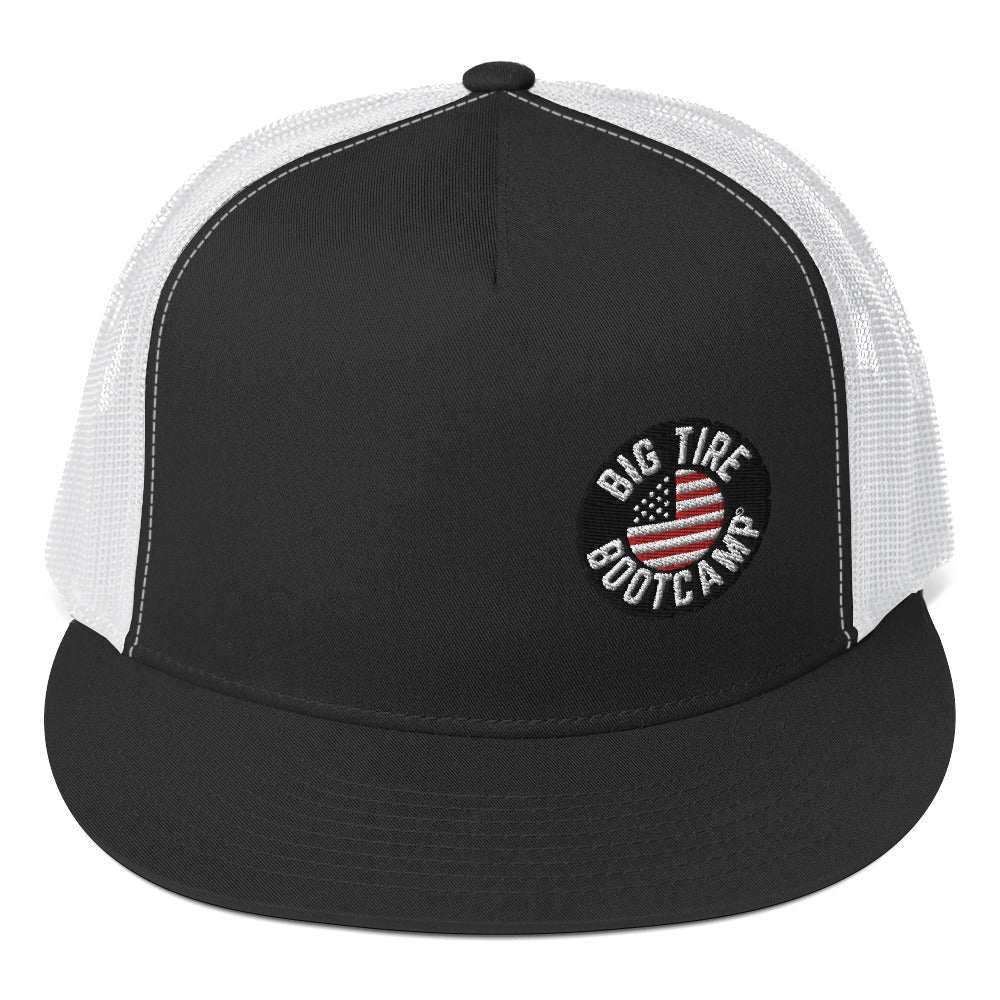 Tireless Trucker: Big Tire Bootcamp Hat - For Fathers Fitness