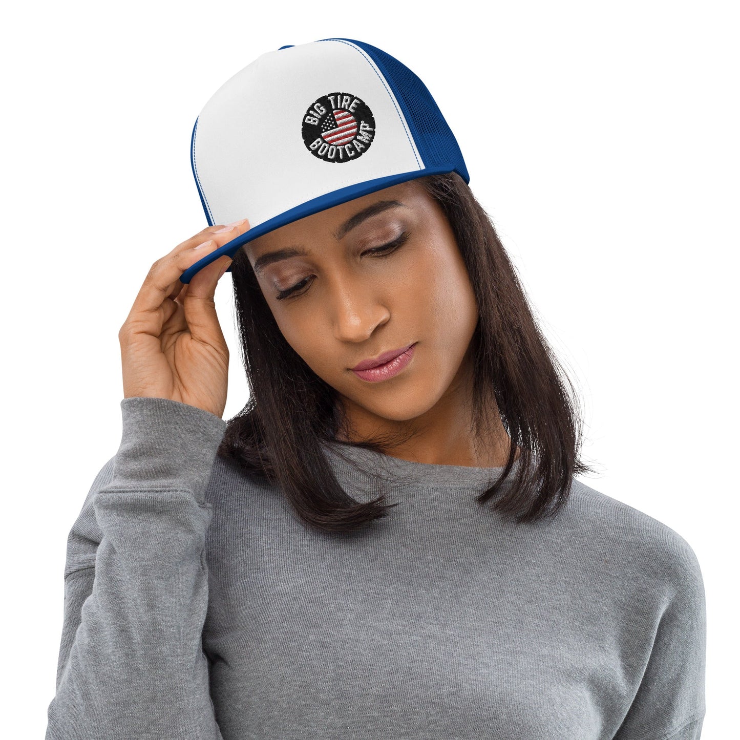 Tireless Trucker: Big Tire Bootcamp Hat - For Fathers Fitness