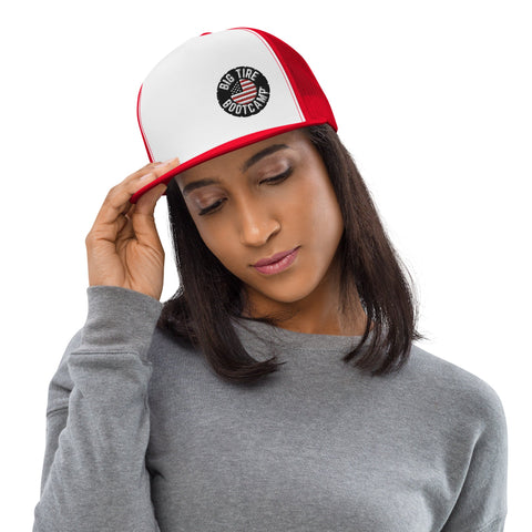 Tireless Trucker: Big Tire Bootcamp Hat - For Fathers Fitness