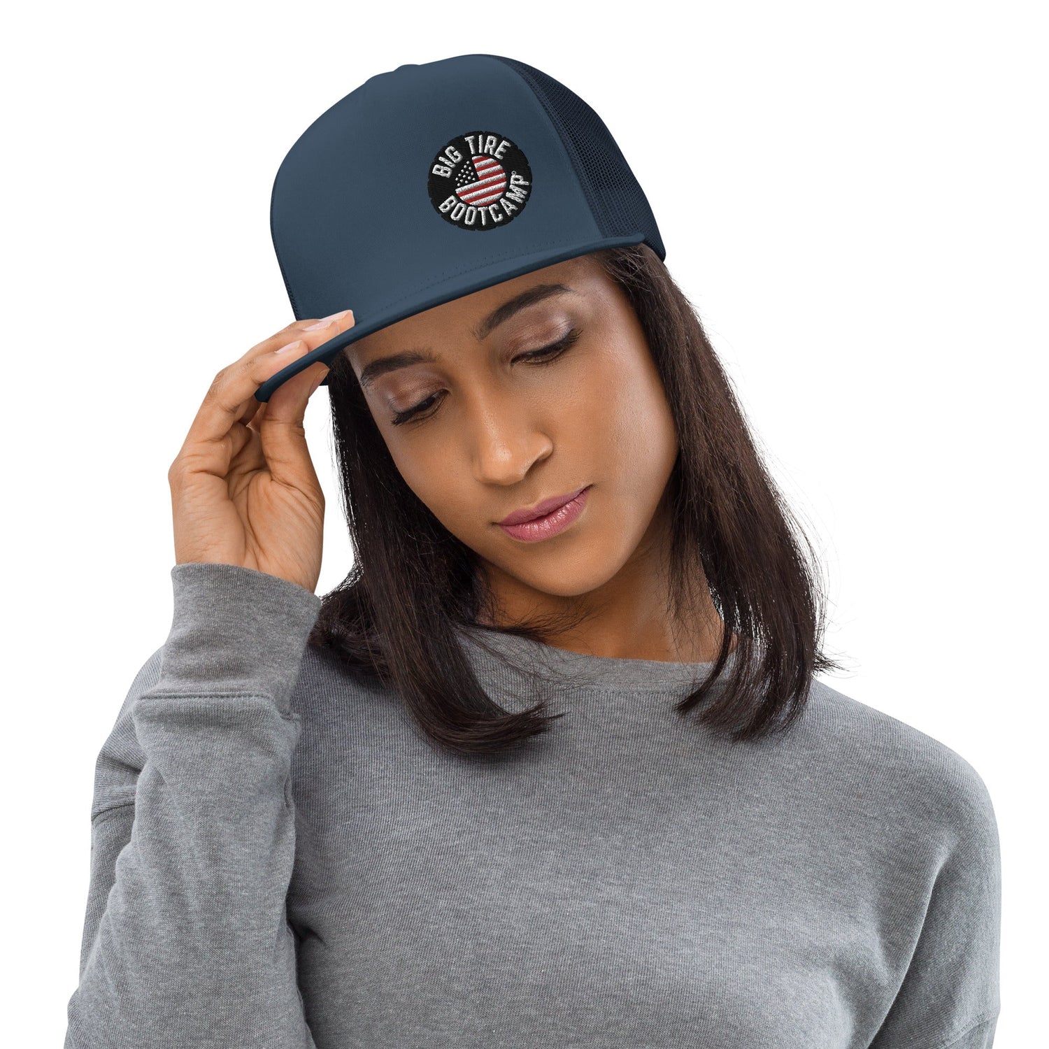 Tireless Trucker: Big Tire Bootcamp Hat - For Fathers Fitness