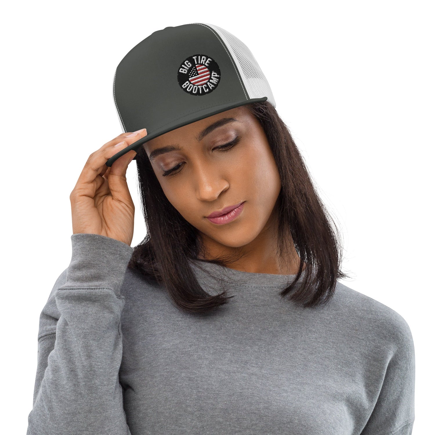 Tireless Trucker: Big Tire Bootcamp Hat - For Fathers Fitness