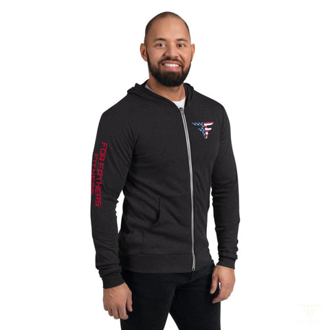 Zip Hoodie Patriot - For Fathers Fitness