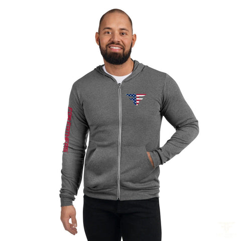 Zip Hoodie Patriot - For Fathers Fitness
