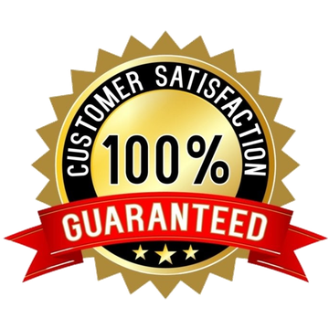 100% Customer Satisfaction Guaranteed seal